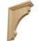 Ekena Millwork 2 1/2"W x 6"D x 8"H Medium Thompson Wood Bracket, Cherry BKTW02X06X08TMCH - alternate 1